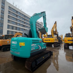 Mini-excavatrice d'occasion Kobelco SK75 7,5 tonnes d'origine japonaise à prix abordable – Moteur, PLC, boîte de vitesses, pompe - Product Image 5