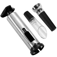 Vente en gros d'outils de bar multifonctionnels de luxe Cadeaux Ouvre-bouteille manuel en acier inoxydable Coffret cadeau Ouvre-vin