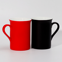Mug promotionnel personnalisé en céramique fine translucide, en porcelaine écologique, vierge pour sublimation, vente en gros