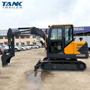 <span class=keywords><strong>Mini</strong></span>-excavatrice sur chenilles HX60G de 6 tonnes, fabrication directe d'usine, godet de 0,23 m3, petite <span class=keywords><strong>pelle</strong></span> pour la construction - Product Image 1