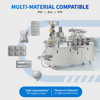 Machine d'emballage sous blister automatique série DPP pour comprimés, gélules et capsules souples en aluminium et plastique, prix d'usine