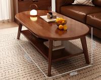 Table basse moderne à deux étages pour la maison, simple et élégante pour petit appartement, salon ou chambre à coucher pour meubles de maison