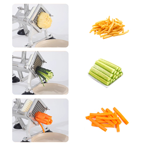 Heavy Duty Manual Potato Fries Cutter Machine 6x6 9x9 13x13mm Cutting Grid Tabletop French Fry <b>Chopper</b> - Product Image 6