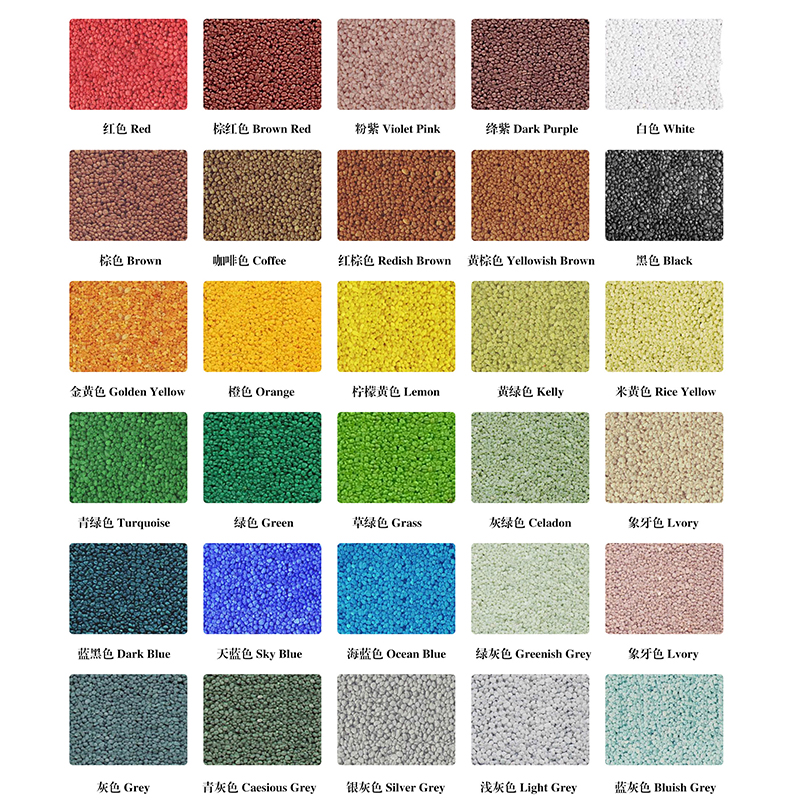 แผนภูมิสีวัสดุก่อสร้าง