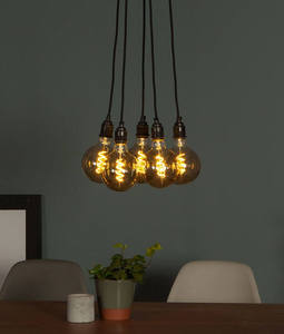 <strong>LED</strong> Filament Bulb <strong>E27</strong> AC 220V CRI80 Soft Warm White Glass <strong>Globe</strong> Remote Control <strong>Dimmable</strong> Office Residential Lighting RoHS CE - Product Image 4