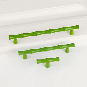 Tiradores minimalistas modernos para muebles, tiradores creativos de aleación de Zinc, tiradores de cajón, bambú antiguo para cocina, tocador, dormitorio - Product Image 5