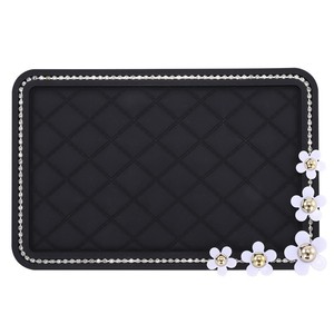 Ruijie Feather Car Anti-Slip Mat Silicone Dashboard Decorative Pearl Mat For Car <b>Interior</b> <b>Accessory</b> - Product Image 2