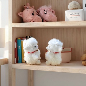 Lindo Llavero de Peluche de Oveja para Cumpleaños y Otras Ocasiones, Colgante de Juguete de Animalito Cordero Súper Suave con Relleno de Algodón PP, Personalizable - Product Image 4