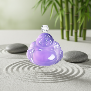 จี้รูป<span class=keywords><strong>พระ</strong></span>พุทธเจ้าหยกสีม่วงบำบัดนำโชคมาให้ได้ - Product Image 4