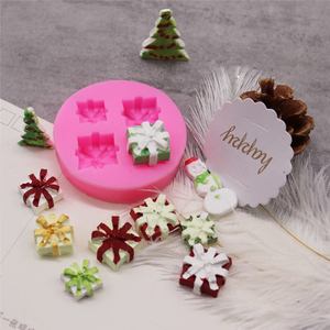 Christmas Gift Box Silicone Mold Square Reusable Cake Decorating Tool For Fondant Chocolate Candy Baking - Product Image 4