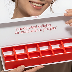Scatole Regalo di San Valentino di Alta Gamma Personalizzate, Riciclabili, a Forma Speciale, Sicure per Alimenti, con Cassetto Rigido Magnetico per <span class=keywords><strong>Cioccolatini</strong></span> - Product Image 2