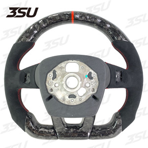 Pour <span class=keywords><strong>Lamborghini</strong></span> Gallardo URUS Aventador Hurcan LP550 LP560 LP570 Audi Q5 Sport cuir forgé volant en Fiber de carbone - Product Image 6