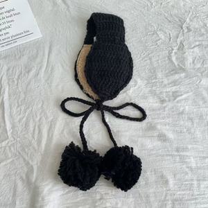 <span class=keywords><strong>Cache</strong></span>-oreilles en peluche douillets doublés polaire, <span class=keywords><strong>cache</strong></span>-oreilles tricotés thermiques coupe-vent pour l'hiver, pour filles et femmes - Product Image 6