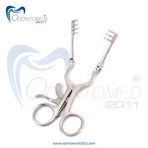 Retractor Quirúrgico Veterinario Weitlaner de 4.5 Pulgadas con Logotipo Personalizado, Autoajustable, Manual, de Acero Inoxidable para Uso Hospitalario - Product Image 2