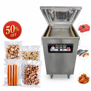 Machine d'emballage sous vide industrielle commerciale à chambre unique pour aliments humides et secs, scelleuse de viande, prix de gros bas - Product Image 1