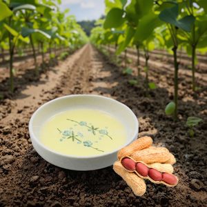 Huile de cuisson à l'arachide pressée à chaud raffinée essentielle en vrac non-OGM chinoise - Product Image 1