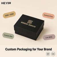 Boîte cadeau rigide à deux pièces avec couvercle et base, insert en mousse personnalisé, logo doré, boîte en carton noir pour montre, bijoux, cosmétiques