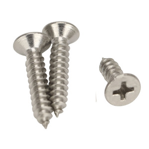 Tornillos Autorroscantes de Cabeza Plana Métricos SS304 Grado A2/A4 para Construcción de Edificios - Product Image 2