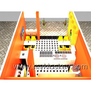 Mostrador de Helados y Yogurt Congelado en Venta, Diseño de Tienda de Helados, Mostrador de Exhibición de Alimentos - Product Image 4