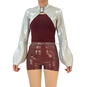 <span class=keywords><strong>Shorts</strong></span> décontractés pour femmes en <span class=keywords><strong>latex</strong></span> 100% naturel, personnalisables en taille et en couleur, OEM ODM - Product Image 1