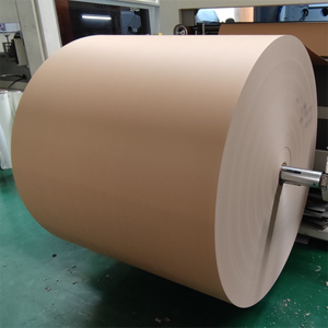 Rollo de Papel Kraft Impermeable de Grado Alimenticio con Recubrimiento de PE para Vasos de Papel, Precio al por Mayor - Product Image 1