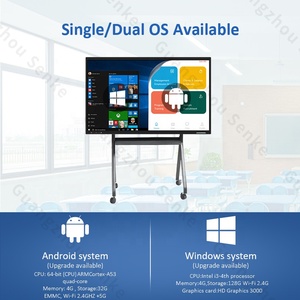 กล้องเสริม หน้าจอสัมผัส 20 จุด X86 Ops Pc / Android กระดานอัจฉริยะดิจิทัลขนาด 75 นิ้ว สำหรับห้องเรียน - Product Image 6