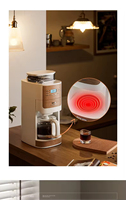 Machine à café expresso professionnelle intelligente pour café commercial, hôtel, bureau avec contrôle programmable