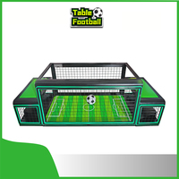 Table de football d'intérieur pour enfants à deux joueurs, jeu d'amusement LED, table de jeu d'arcade pour aire de jeux intérieure