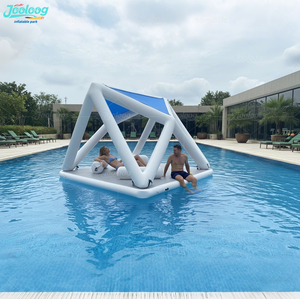 Gazebo Inflable Flotante para Vacaciones de Verano, Pabellón Acuático para Espacios de Ocio - Product Image 2