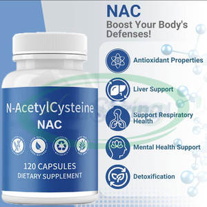 Ausreson Private Label Nac N Acetyl Cysteine <b>Liver</b> Immune Support Supplement Nac N-acetyl Cysteine <b>Capsules</b> - Product Image 2