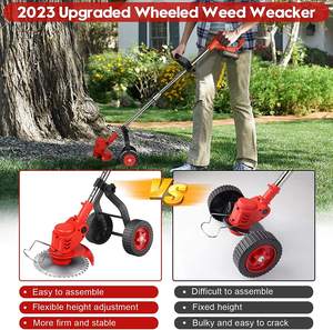 <b>Garden</b> Tools Lithium Battery Rechargeable Lawn Edger Grass Cutter Hand Cordless <b>String</b> Trimmer Mower GT4003 <b>String</b> Trimmer Cordl - Product Image 5