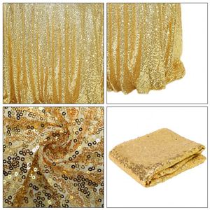 Hot Selling Sequin Tablecloth Pink Gold <b>Round</b> Wedding Decoration <b>Table</b> <b>Cloth</b> for Events Party - Product Image 4