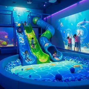 Aire de jeux interactive de projection intérieure commerciale pour enfants Parc d'attractions - Product Image 3