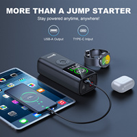 Nouveau Compresseur d'Air OEM 150psi 5x, Mini Pompe Numérique pour Pneus, Batterie Externe 10000mAh, Lampe 4000mAh, Pompe Intelligente Portable pour Camion et Voiture