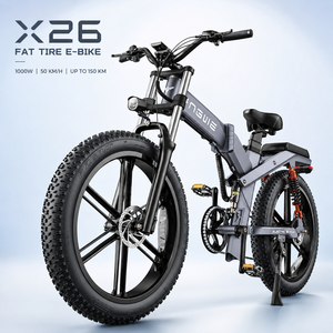 Bicicleta Eléctrica de Montaña con Llantas Gruesas de 1000W, 26 Pulgadas, Suspensión Completa, 50KM/H, Largo Alcance, Proveedor OEM al por Mayor, Alto Rendimiento - Product Image 1