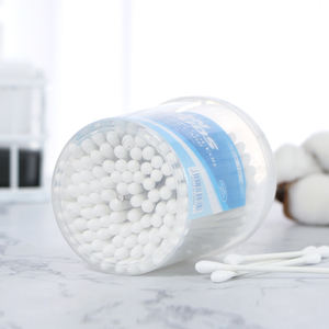 100 pièces en gros, coton-tiges personnalisés à tige en papier, jetables, en pur coton - Product Image 4