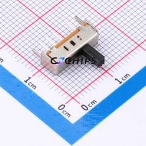SS-13D07-5 Slide Switch Through hole Component (THT) Switch Rectangle Pin Header PC Pin 12.7mm 4.5mm - Product Image 1