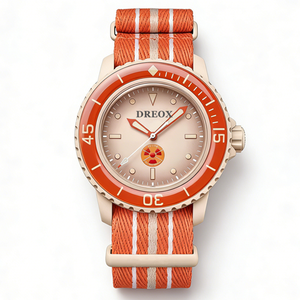 Reloj DREOX en Oferta, Exclusivo con Caja Transparente, Correa de Nailon, Resistente al Agua, Reloj de Pulsera de Cuarzo de Lujo para Hombre - Product Image 3