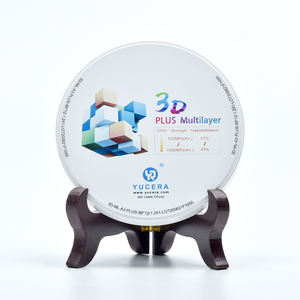 Disque en <span class=keywords><strong>zircone</strong></span> multicouche 3D de haute qualité, prêt pour le CAD/CAM (98 mm) pour les restaurations dentaires - Product Image 1