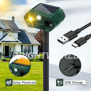 अलार्म सौर अल्ट्रासोनिक एब्स पशु सरीसृप आउटडोर हिरण गिलहरी बिल्ली का शिकार खरगोश कुत्ता निवारक - Product Image 5