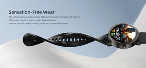 DM76 <span class=keywords><strong>GPS</strong></span> 건강 스마트 워치 스마트 5.3 BT 방수 심박수 혈액 산소 스트레스 자기 충전 스마트 워치 14 스포츠 모드 - Product Image 2