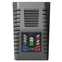 Chargeur AC ToolkitRC C4 50W 5A avec prise XT60 pour batteries LIPO LIHV LIFE 2~4S NIMH NICD 5~8S, modèle RC, course FPV, drone freestyle