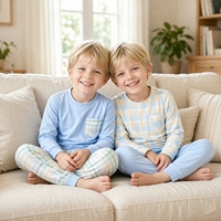 Ensemble Short et Chemise à Carreaux pour Bébé Garçon, Impression Personnalisée, Tenue en Coton pour Enfants, Vêtements Personnalisés pour Enfants 2026