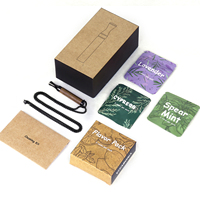 Diffuseur d'huiles essentielles à la menthe Acier inoxydable Anxiété Respiration Arrêter de fumer Aroma Therapy Coton Mèche Pendentif sans fumée Inhalateur