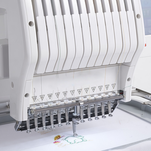 Professional <strong>Mini</strong> Embroidery Machine 9 Needle High Speed for Flat Hat <strong>T</strong> <strong>Shirt</strong> and Towel Embroidery - Product Image 5