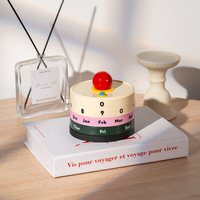 Calendrier Perpétuel Rotatif Marque JIAYI - Style Nordique - Nouvel An - Couleur Unie - Matériau ABS - Taille Moyenne - Calendrier Créatif Organisateur