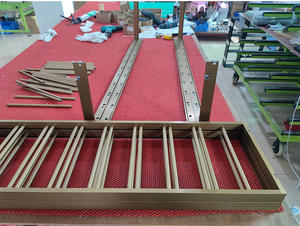 Estante de Vino Modular de Madera y Vidrio Moderno Hecho a Medida, Estante de Exhibición de Almacenamiento para Muebles para el Hogar, Colocación Horizontal o en Ángulo - Product Image 3