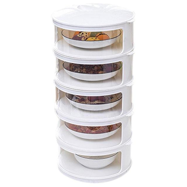 สีขาว (5 ชั้น + ฝา)