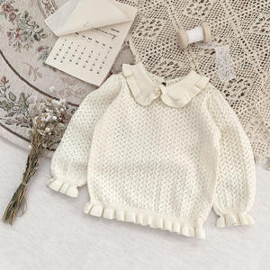 Pull en tricot vintage pour bébés et jeunes enfants filles, collection hiver 2022, vêtements d'automne pour enfants, vente en gros 025AS22168 - Product Image 6