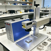 Nouvelle machine de marquage laser à fibre CNC portable mini haute précision, refroidissement par air, utilisation facile, gravure sur métal, prend en charge AI/PLT